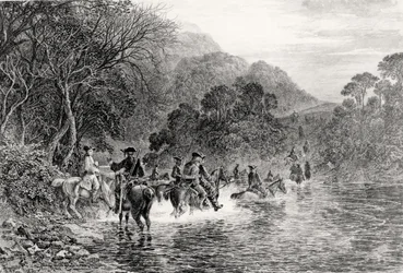Rob Roy vid Ford, graverad av William Forrest